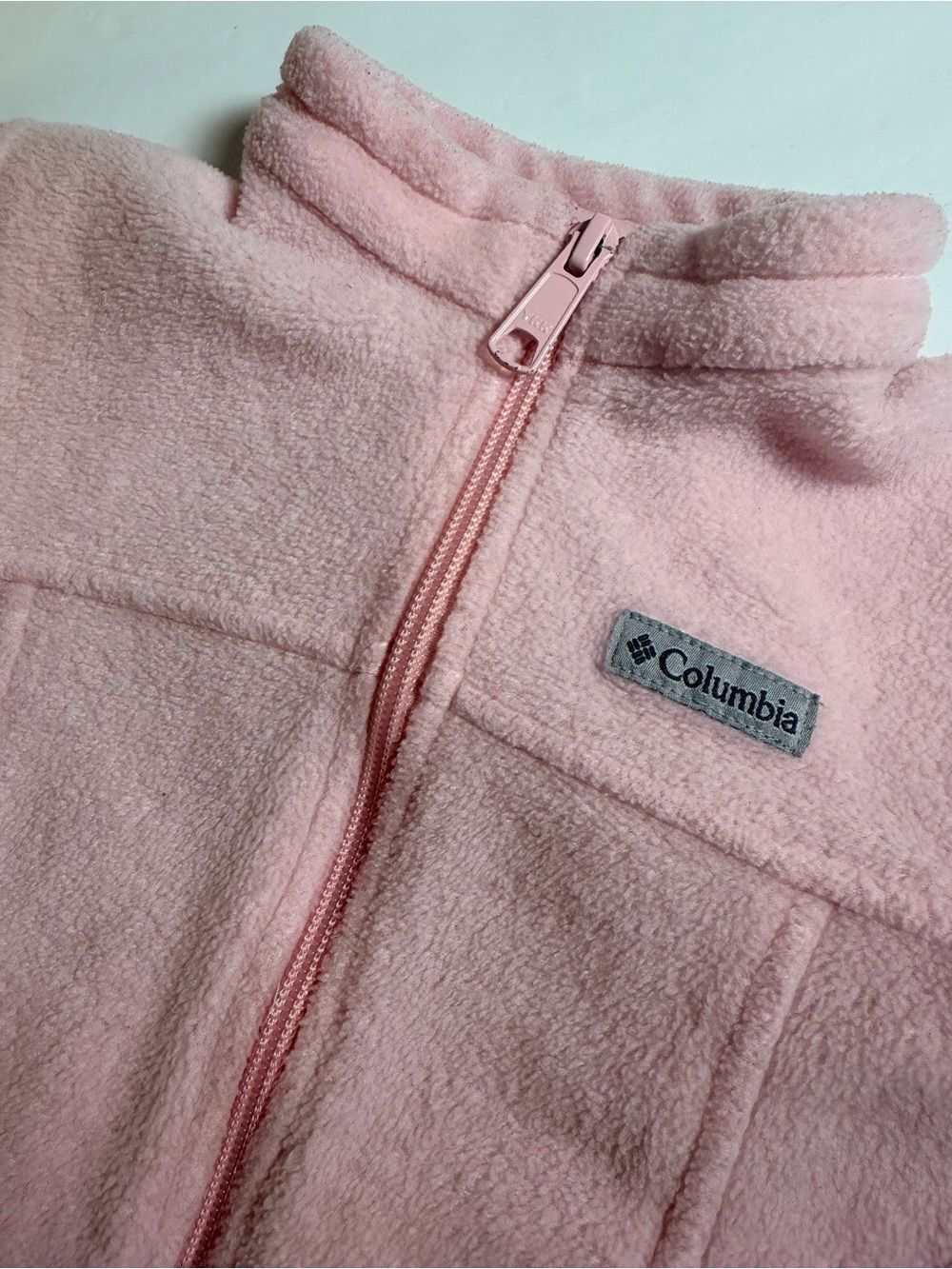 Columbia Toddler Girls Benton Springs Fleece Jacket 18-24 Months Pink Full Zip